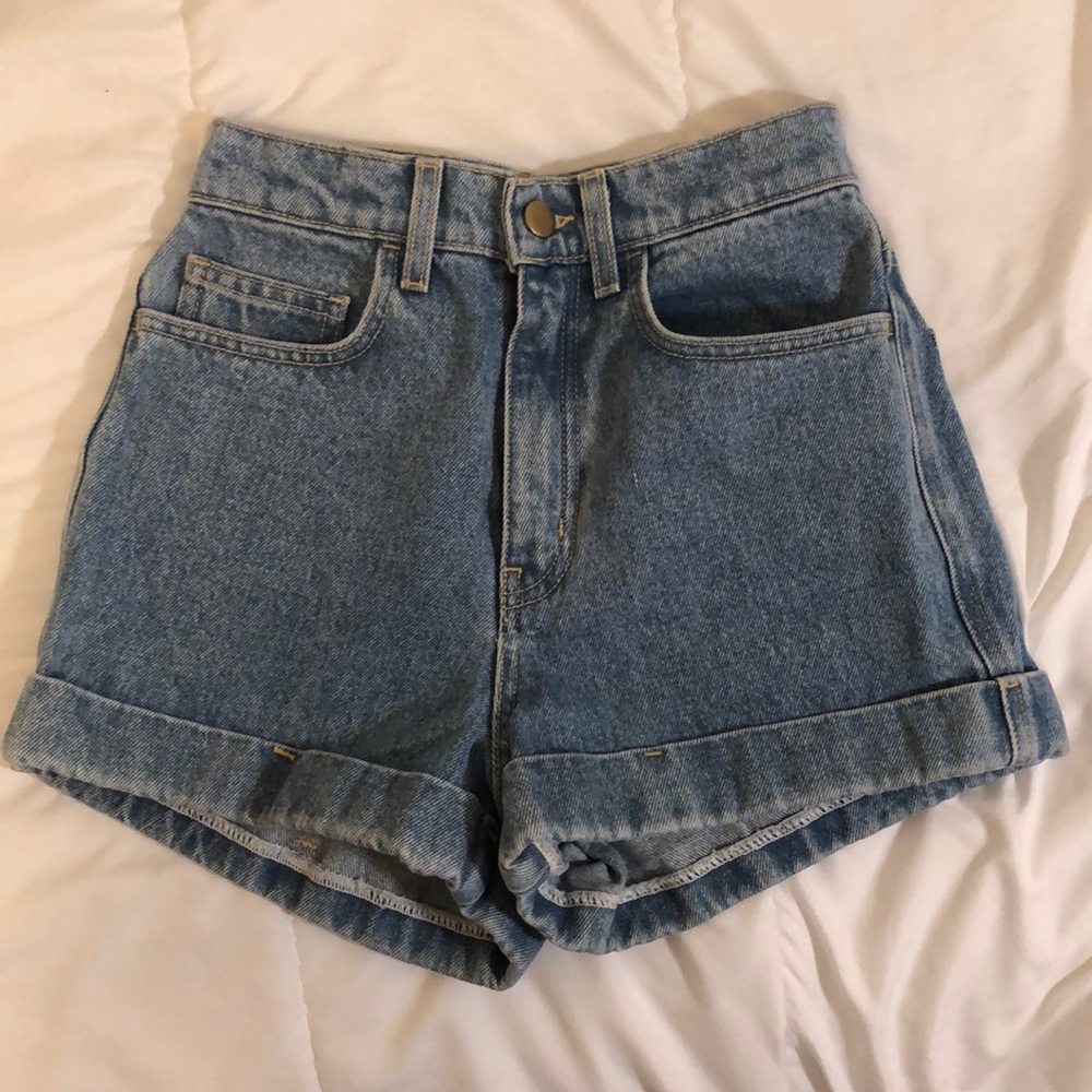 American Apparel high waisted shorts
